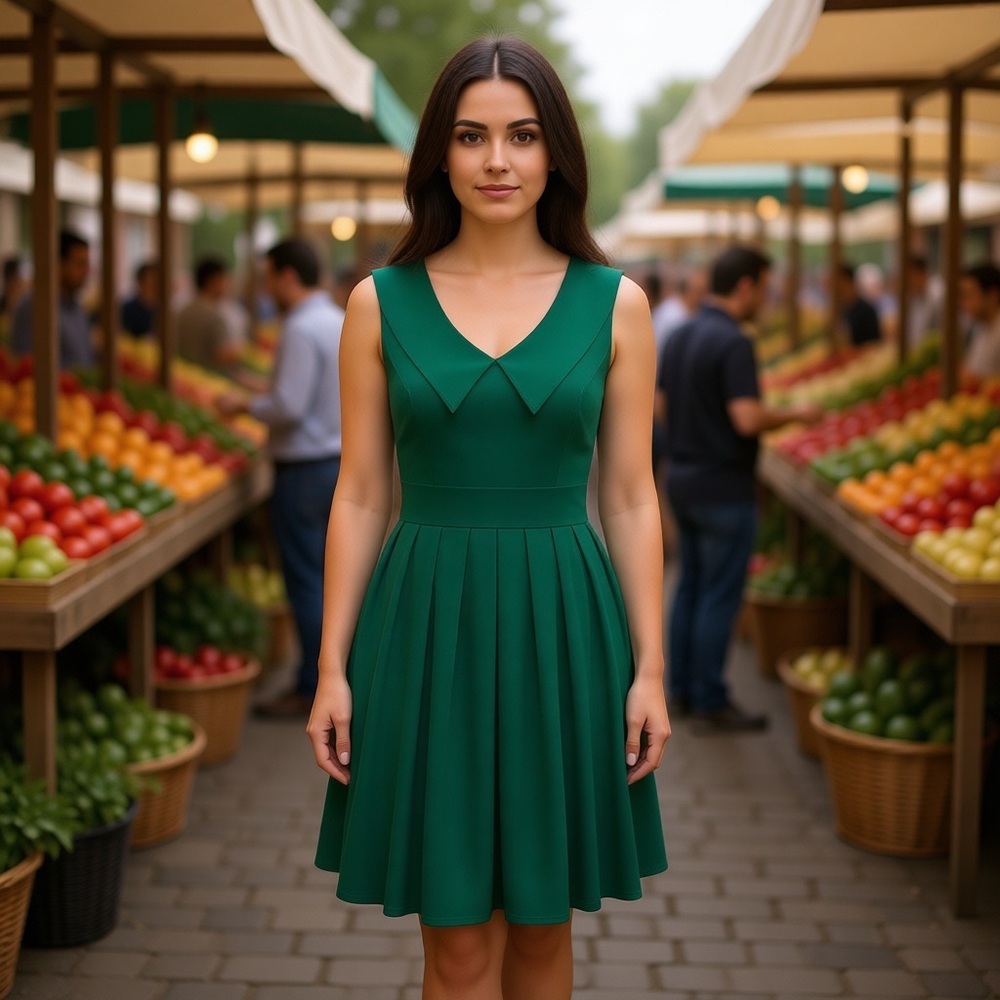 ASOS Green Sleeveless Dress Dear Creatures ModCloth unique vintage